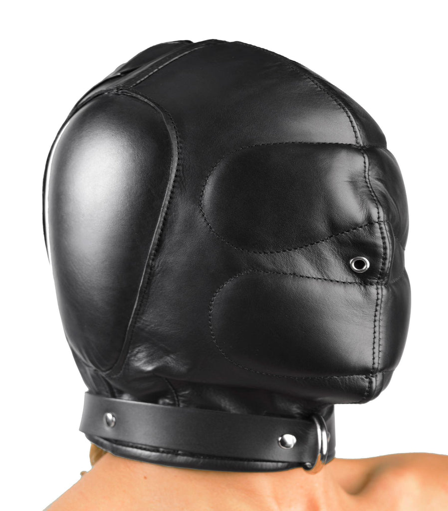 Padded Leather Hood - MediumLarge