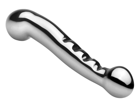 Steel Elegance Dual Ended Dildo