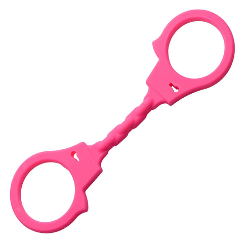 4 Play Pink Silicone Handcuffs