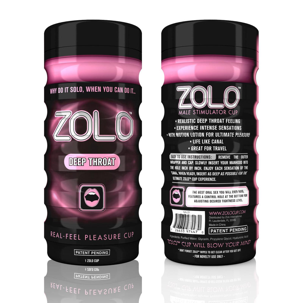 Zolo Deep Throat Real-Feel Pleasure Cup