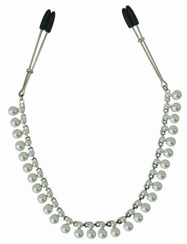 Pearl Chain Nipple Clips